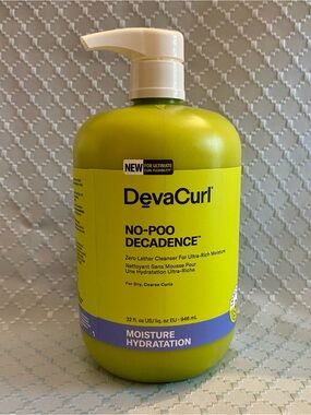 DevaCurl No-Poo Decadence Zero Lather Cleanser Moisture Shampoo 32 fl oz